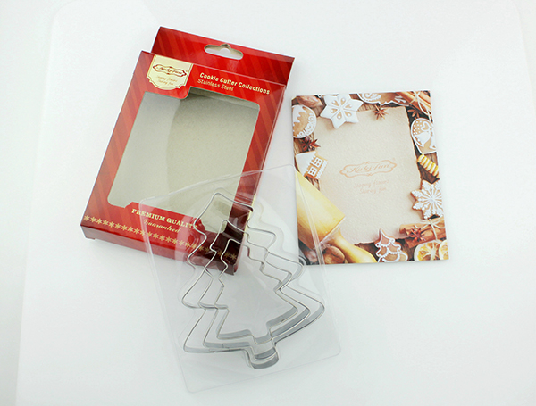 Stainless Steel Cookie Cutter Christmas Tree Set of 3