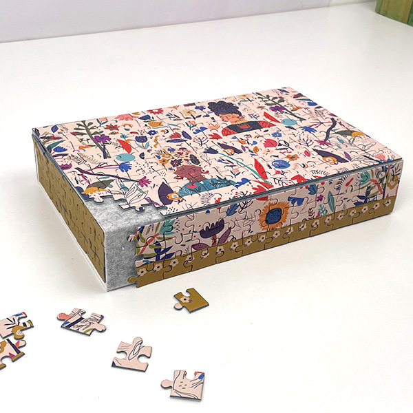 Flowers Puzzle Gift Box