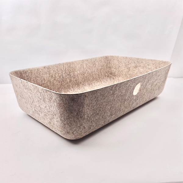 Felt Basket with Lid