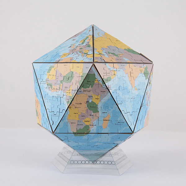 World Map Puzzle Globe