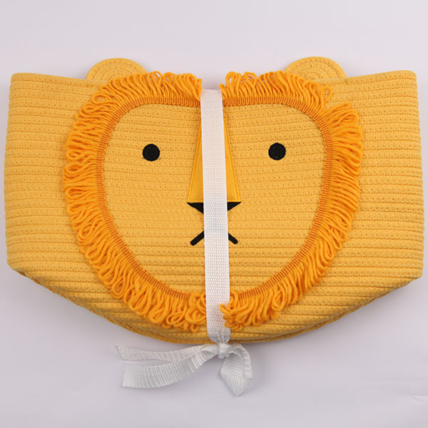 Lion Cotton Basket