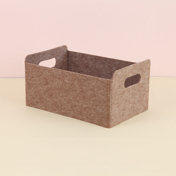 Handled Felt Storage Basket