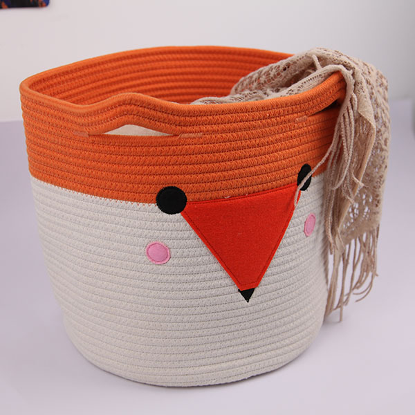 Fox Cotton Basket