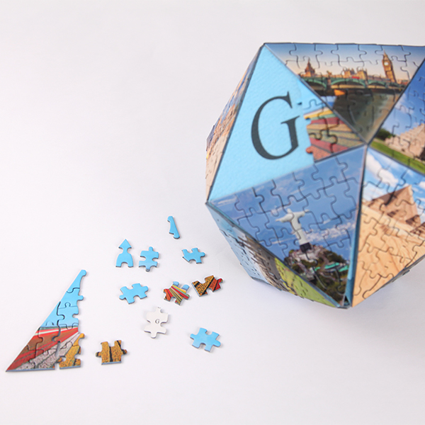 Scenic Puzzle Globe