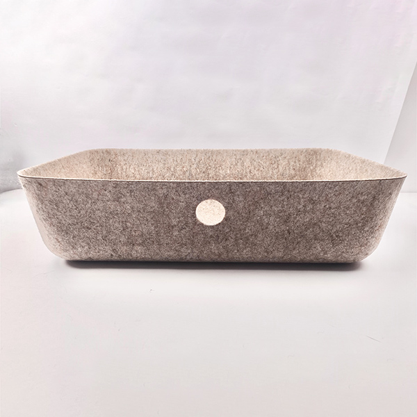 Felt Basket with Lid