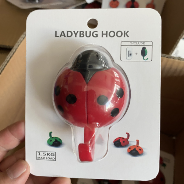 Ladybug Adhesive  Hook