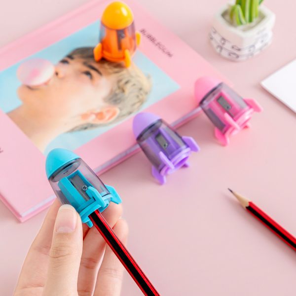 Rocket Shape Single Hole Pencil Sharpener