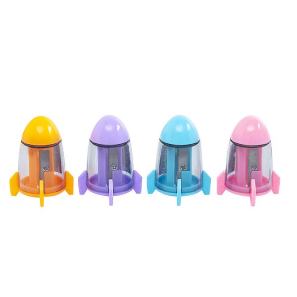 Rocket Shape Single Hole Pencil Sharpener