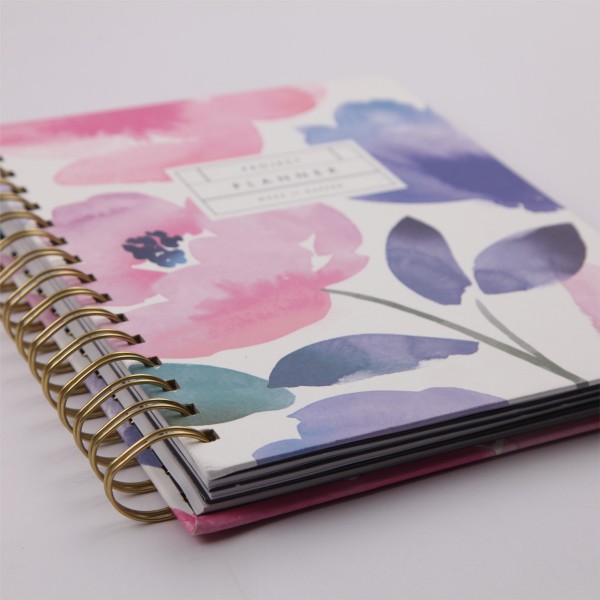 Hardcover Spiral Notebook Planner