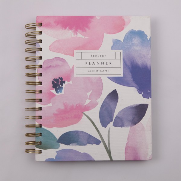 Hardcover Spiral Notebook Planner