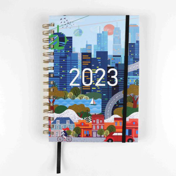 Hard Cover Calendar Notebook