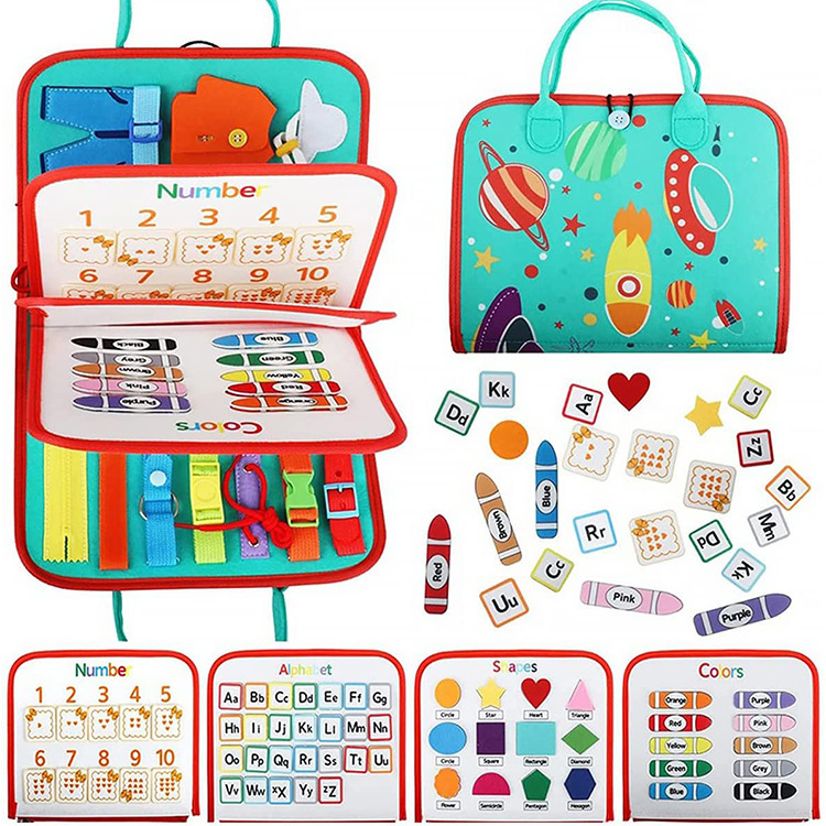 Busy Board Montessori Toys, Busy Bag, 