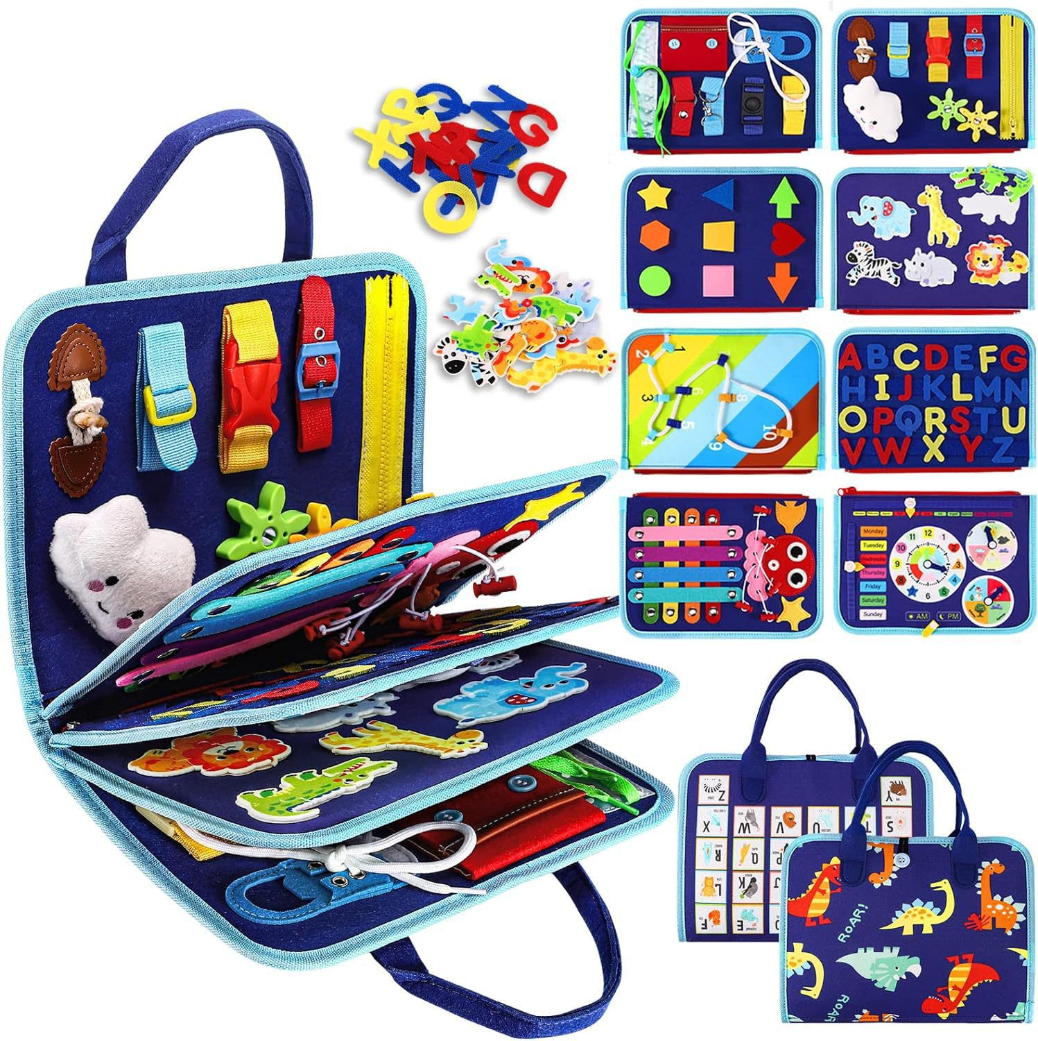 Busy Board Montessori Toys, Busy Bag, Travel Toy