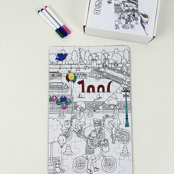 Coloring Puzzle-48 pieces