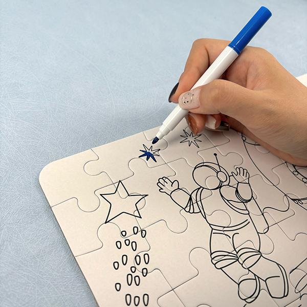 Coloring Puzzle-48 pieces