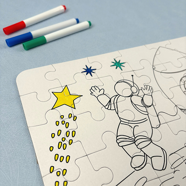 Coloring Puzzle-48 pieces