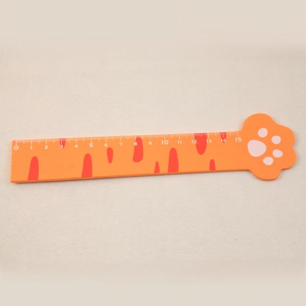 Paw-Shaped Wooden Rulers