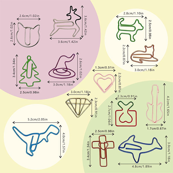 30pcs Decorative Paper Clip Set
