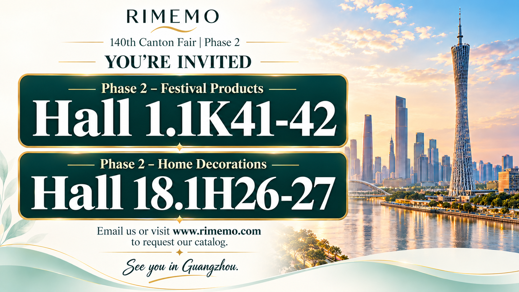 Meet Shaanxi Decor at the 140th Canton Fair | 4,000+ SKUs, 500+ New Products